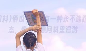 俩瓜一碰，有一种永不迷路的心态，像是在黑网料里漫游